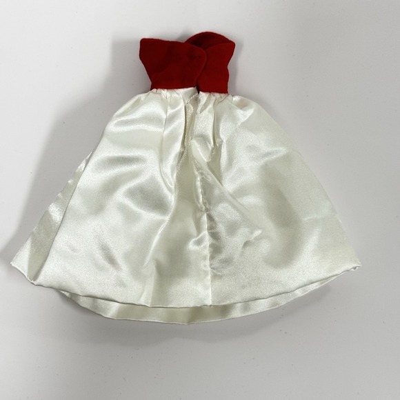 Barbie Doll 1998 Repro Silken Flame Cocktail Dress, Hat, And Purse - Picture 10 of 14